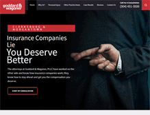 Tablet Screenshot of goddardlawwv.com